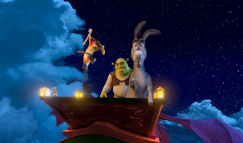 “DreamWorks Shrek’s Festive Flight”